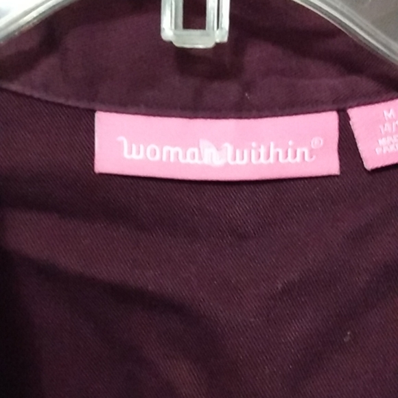 CLEARANCE WW Purple Jean Jacket 14/16W NWOT - Picture 6 of 10